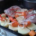 El cooksnap de Vani Goye cuando hizo Pollo al horno con papas.