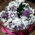 Cooksnap dari Murnasih untuk resep KLEPON UBI UNGU #Bandung recook Andrenia Giawati