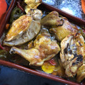 El cooksnap de Elena Martín cuando hizo Pollo al horno con verduras y 1906.