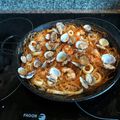 El cooksnap de Juanjo Martin cuando hizo Fideuá fácil con almejas.