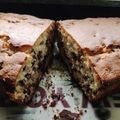 El cooksnap de Noelia Bettolini cuando hizo Budín de vainilla con chips de chocolate.