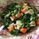 il Alessandra Petrei quando ha preparato Insalata di melone e feta con valeriana e fiori eduli