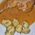 El cooksnap de Maria Garcia cuando hizo Muslos de pollo al horno en salsa.