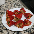 El cooksnap de damaik damaik cuando hizo Pimientos del piquillo rellenos.