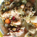 El cooksnap de Carmeta cuando hizo Garbanzos con verduras en olla express (Moulinex cookeo).