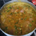 El cooksnap de Celeste Lopardo cuando hizo Locro Criollo.