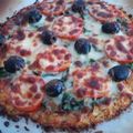 El cooksnap de adoracion contreras (Dory) cuando hizo Pizza sin hidratos con base de coliflor.