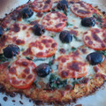El cooksnap de adoracion contreras (Dory) cuando hizo Pizza sin hidratos con base de coliflor.