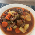 El cooksnap de Florencia Echevarria cuando hizo Estofado de Carne, Papas y Arvejas.