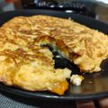 El cooksnap de Marta Fernández cuando hizo Tortilla de calabaza con rulo de cabra.