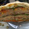 El cooksnap de Mara Guadalupe cuando hizo Torre de panqueques vegetariana y multicolor 💜👌.