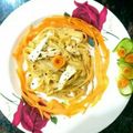 Shrabanti Banik 's cooksnap of when they made ফ্রায়েড এগ পাস্তা (fried egg pasta recipe in Bengali).