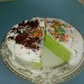 Cooksnap dari Iim Fatimah untuk resep Brownies Kukus Pandan Ny.Liem