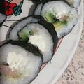 El cooksnap de Angélica cuando hizo Sushi.