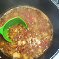 El cooksnap de Jhonatan Oro cuando hizo Lentejas caseras con zanahoria y papa.
