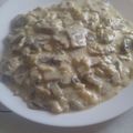 El cooksnap de Marco Antonio Olvera JImenez cuando hizo Salsa de champiñones laminados con vino blanco.