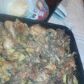 El cooksnap de Romina Palacios cuando hizo Pollo al horno con papas.
