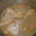 El cooksnap de Pilar Cristina Galvis cuando hizo Sopa de verduras con pollo.