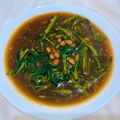 Cooksnap dari mailmoniq untuk resep Kangkung Cah Sapi Telur Puyuh