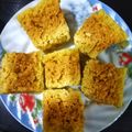 Pampa Mondal's cooksnap of when they made Ghee Mysore Pak.