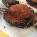 El cooksnap de Ainoa Doñas cuando hizo Sanjacobos de berenjena.