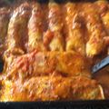 El cooksnap de Eduardo Quiñones cuando hizo Canelones caseros de carne gratinados.