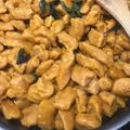 Brigitta Glück Cooksnap-ja, amikor elkészítette a(z) Zsályás sütőtökös gnocchi parmezánnal és dióval receptet.