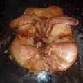 El cooksnap deOmar Mansilla cuando hizo Pollo relleno.