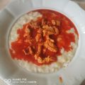 Gotriánné Arany Angéla Cooksnap-ja, amikor elkészítette a(z) Tökfőzelék pörkölttel receptet.
