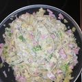 El cooksnap de Dunia Abdplm cuando hizo Tallarines cremosos de espinaca.