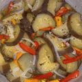 El cooksnap de Cecilia Puente cuando hizo Berenjenas al escabeche sin tacc.