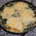 El cooksnap de Roxana Civallero cuando hizo Espinacas con huevos a la crema.