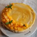 El cooksnap de Cecilia cuando hizo Bavaroise de Durazno.