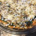 paula gregg's cooksnap of when they made Sweet potato and spinach quiche.