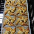 El cooksnap de La Jícara cuando hizo Hojaldre molinillos de paté y queso.