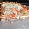 El cooksnap de Natalia cuando hizo Lomo pizza.