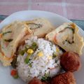 El cooksnap de ana belen olivares cortes cuando hizo Rollitos de papas rellenas con jamón queso zanahoria y acelga.