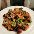 Danny Dawson's cooksnap of when they made Sticky glaze cauliflower with guchujang spicy sauce 🌶.