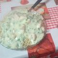 El cooksnap de Karen Cruz cuando hizo Salsa de pollo al verdeo.