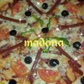 صورة من طبخات بنت الشام منى Madona ، شاركها بعد تجربة وصفة بيتزا عطريقتي