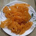 Mythri Rathi's cooksnap of when they made Jalebi.