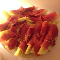 El cooksnap de MarcelaPP cuando hizo Melón con jamón serrano.