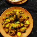 Mukti Bhargava का कुकस्नैप जब उन्होंने पुदीना जीरा आलू (Pudina jeera aloo recipe in hindi) बनाया था।