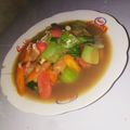 Cooksnap dari nimslicious untuk resep Capcay buncis sawi putih sosis wortel sawi hijau