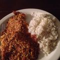 Jordan Moore's cooksnap of when they made Parmesan encrusted tilapia.