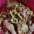 Cooksnap Ct Qistina semasa beliau membuat Ayam Masak Stim Halia.