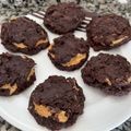 El cooksnap de Mon LP cuando hizo Cookies de cacao rellenas de crema de cacahuete.