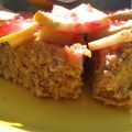 El cooksnap de Natalia Barrientos cuando hizo Torta matera integral.