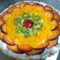 El cooksnap de Cesar cuando hizo Tarta multifrutal.
