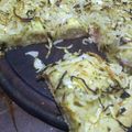 El cooksnap de Lucrecia Gomez Lencina cuando hizo Fugazzeta con masa de harina integral.